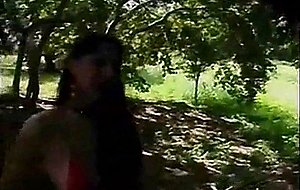 Hot oral & anal fucking in the woods