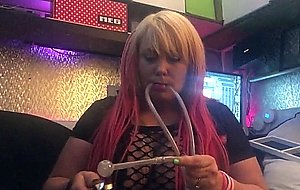 My sweet wife smoking meth  