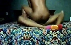 My cock drills intense in an ebony pussy