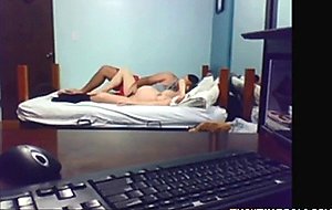 Pregnant amateurs cuple in webcam  