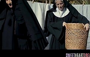 Lesbian nun enticed by pussy check 