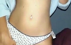 Girl sucking and fucking her boyfriend 