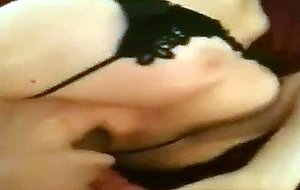 Hot busty shemale sucks, rides, fingers and jerks 