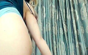 Alluring blonde having her private webcam show 