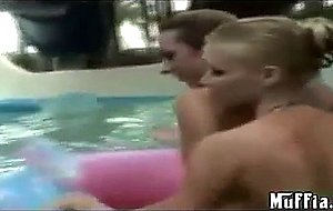 Super hot charlie and molly hit the waterpark in their ...
