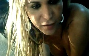 Brazilian blonde rims and fucks some guy