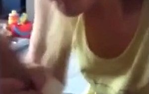 One french girl for two blowjobs 