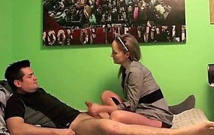 Jerking him quick 