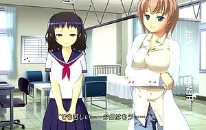 D anime schoolgirl gets big tits pumped