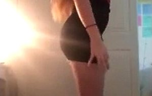 Cute british blonde loves selfies 