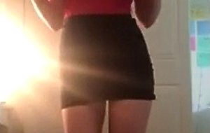 Cute british blonde loves selfies 