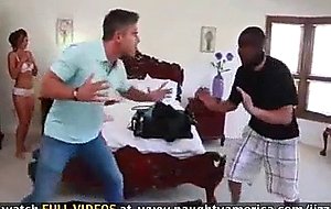 Gorgeous Brunette Seduces A Married Man For Protecting Her