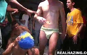 Frat boys getting hazed by getting fucked in the ass