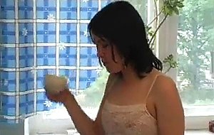 Beautiful girl fucked after being 
