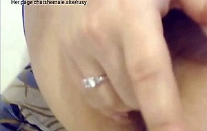 Amateur shemale anal fingering