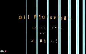 Skilled asian oil massage