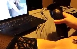 I always dildoing with a porno video 