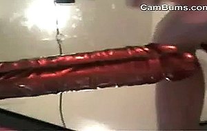 Busty blonde girl masturbating