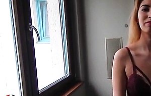Young euro masturbates on webcam video   