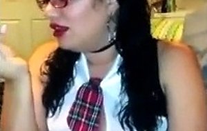 Schoolgirl slut smoking bj 