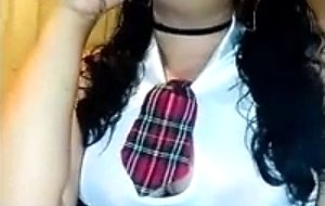 Schoolgirl slut smoking bj 