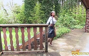 Horny milf prefers to fuck with ebony babe
