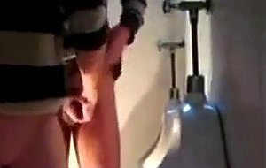 Amateur twink public toilet fuck
