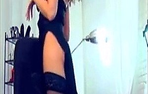 Sexy brunette webcam girl IbizaSunrise riding her vibrator intense