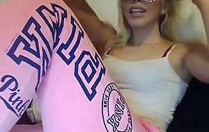 Perfect blonde shemale bigcock