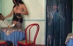 Experienced honey tranny gets intense smashing