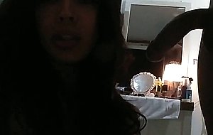 Sexy honey ladyboy sucks bbc