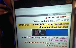 Super honey brunette babe masturbating on webcam