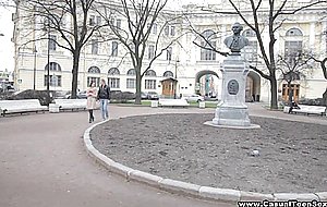 Sex vidio with a stunning brunette teen babe