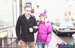 Spex bigtits teen enjoys dickriding 