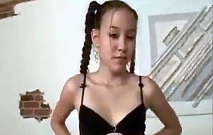 Cute Pigtail Teen Gets Cock