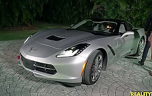 Prom date gets nasty in and on a car