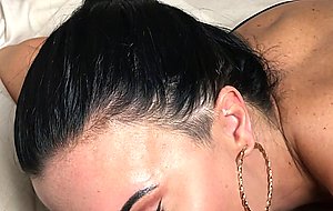 British slut licking black ass