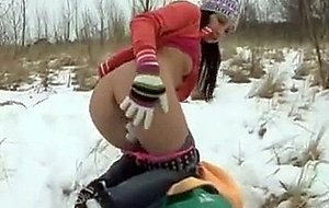Young Babe Masturbating Cold...