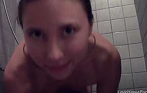 Her boyfriend gets a pretty good cock sucking