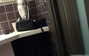 Her boyfriend gets a pretty good cock sucking