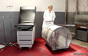 Anal therapy for blonde lesbian patient