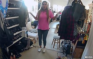 Liv Wild lives up to name Sucking Cock in Store