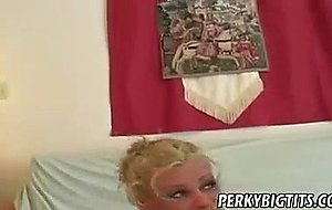 Blondie Shows Off Her Nice Big Tits