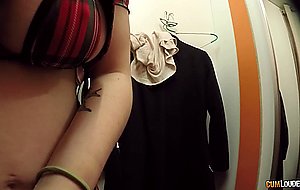 Hot mature blonde gets fuck in fitting room