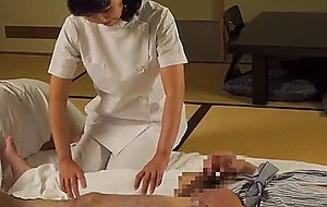 Mature japanese masseuse gives handjob subtitles  