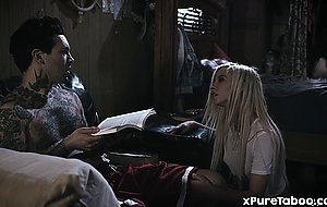 Decadent teen Kenzie Reeves fucks her step brother