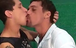 Young dude and DILF ass rim and fuck each other