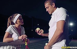 Tennis Trainer puts his Racket in Balls Deep