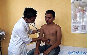Asian twink rimming his gay patient   