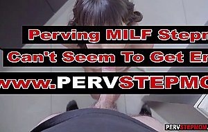 Horny MILF gave a passion handjob to perverted stepson